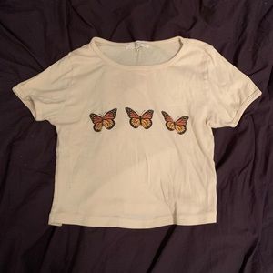 urban outfitters butterfly top